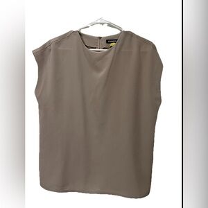 EXPRESS SLEEVELESS TOP WOMENS XS TEE TANK T SHIRT Beige (0215)